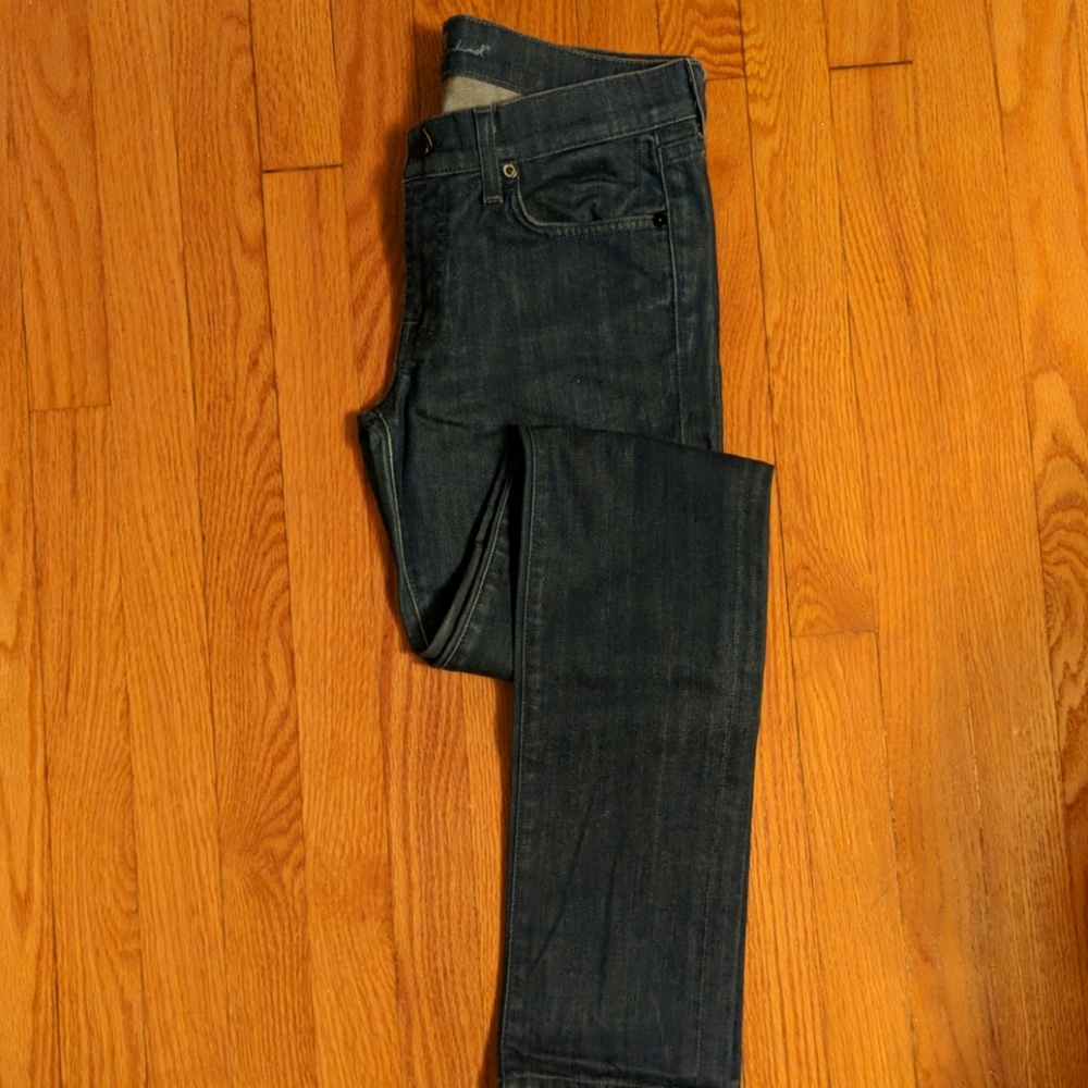 7 for all mankind skinny leg rinse Jean